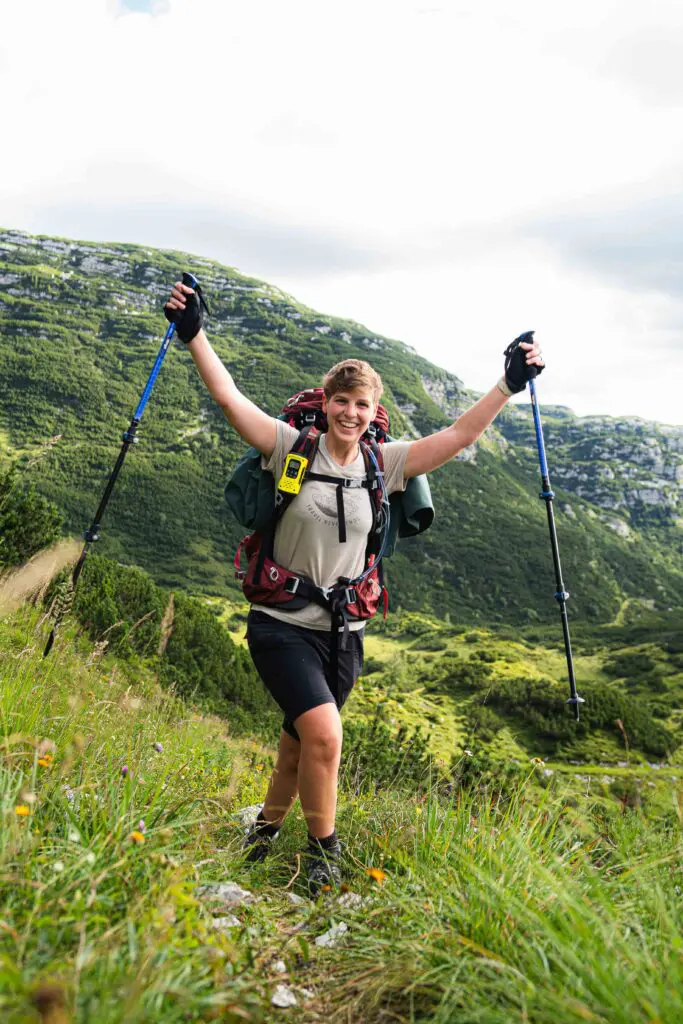 Wanderer in Slowenien